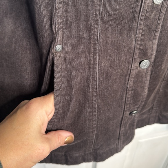 EQL In Motion Brown Corduroy Jacket New with Tag W1119 Size L - Picture 5 of 10